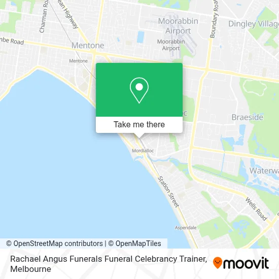Mapa Rachael Angus Funerals Funeral Celebrancy Trainer