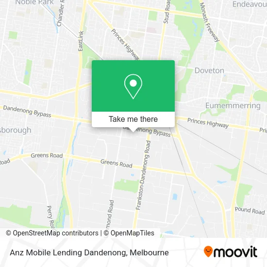 Anz Mobile Lending Dandenong map