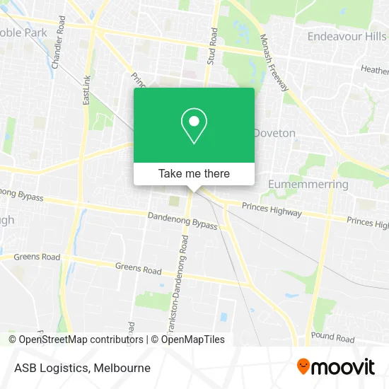 ASB Logistics map