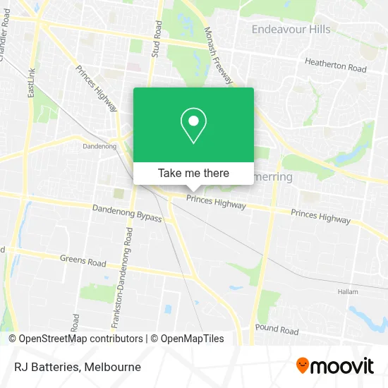 Mapa RJ Batteries