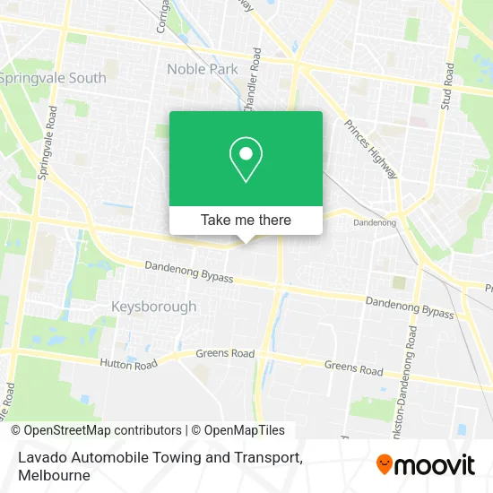 Lavado Automobile Towing and Transport map