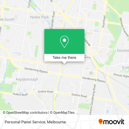 Mapa Personal Panel Service