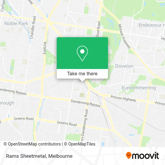 Mapa Rams Sheetmetal