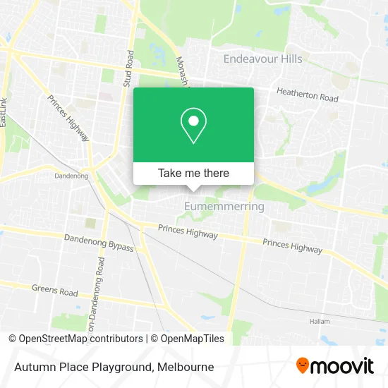 Autumn Place Playground map