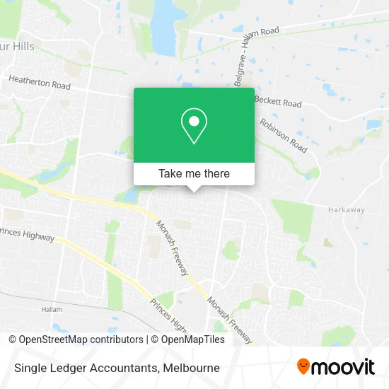 Single Ledger Accountants map