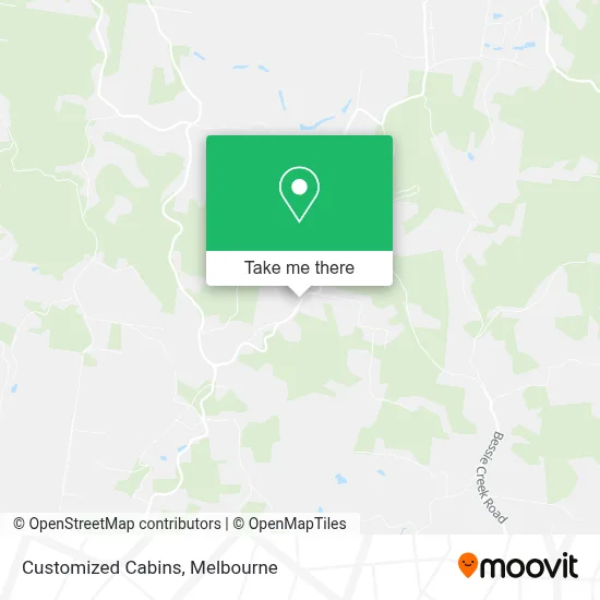 Customized Cabins map