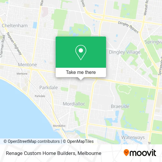 Renage Custom Home Builders map