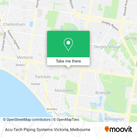 Acu-Tech Piping Systems Victoria map