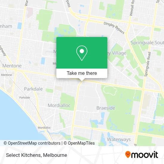 Mapa Select Kitchens