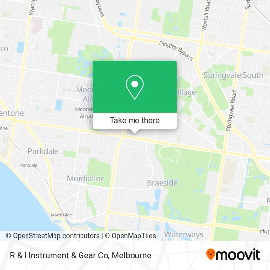 R & I Instrument & Gear Co map
