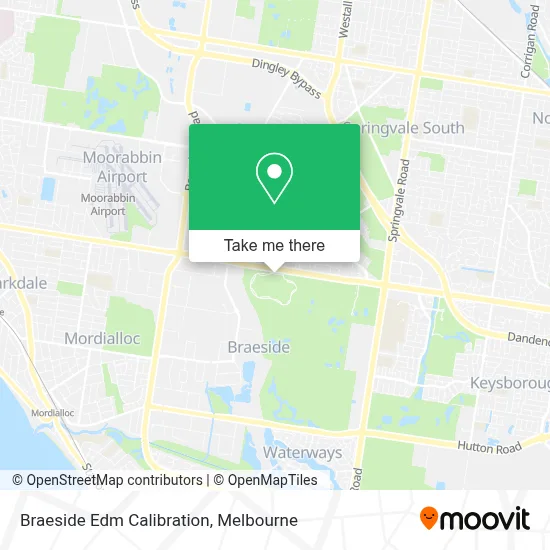 Mapa Braeside Edm Calibration