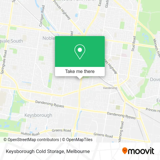 Keysborough Cold Storage map