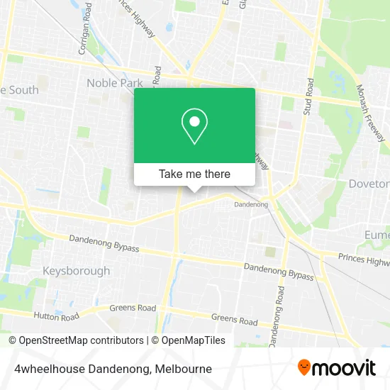 4wheelhouse Dandenong map