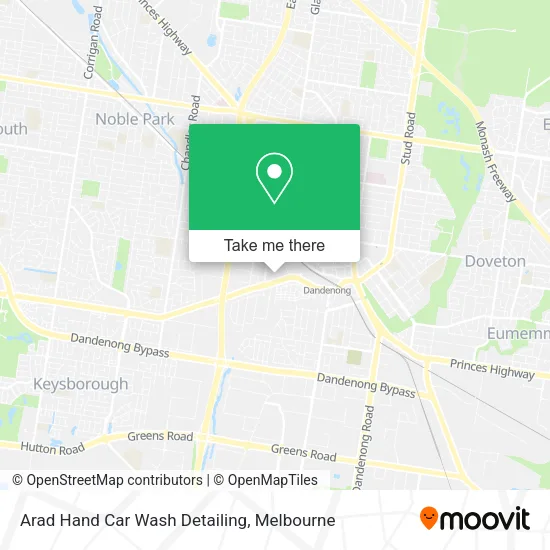 Arad Hand Car Wash Detailing map