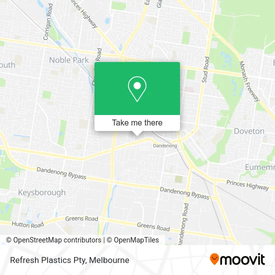 Refresh Plastics Pty map