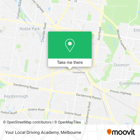 Mapa Your Local Driving Academy