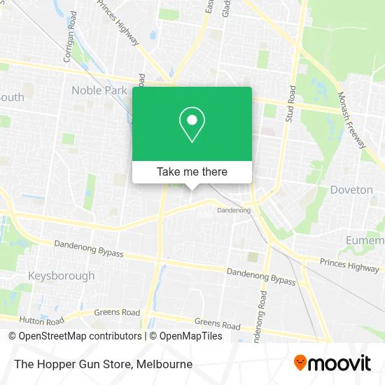 Mapa The Hopper Gun Store