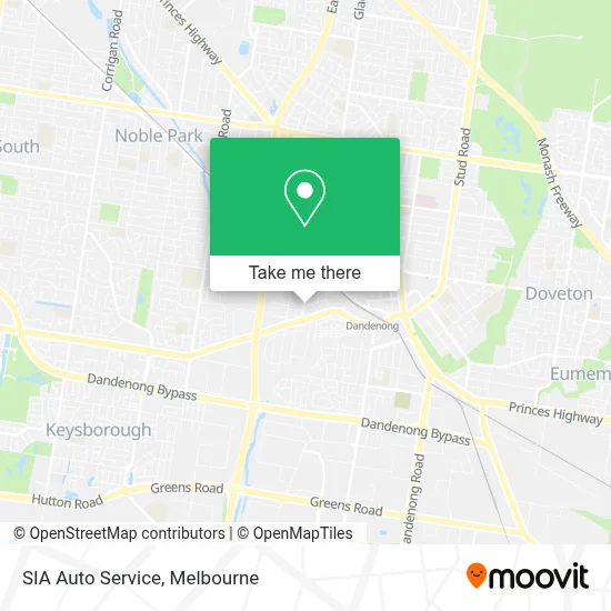 Mapa SIA Auto Service