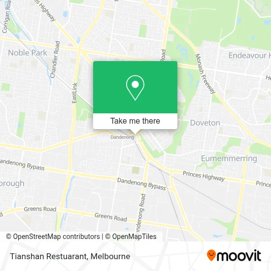 Tianshan Restuarant map