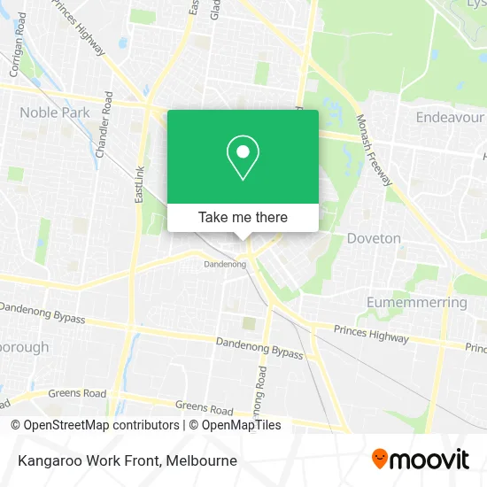 Mapa Kangaroo Work Front