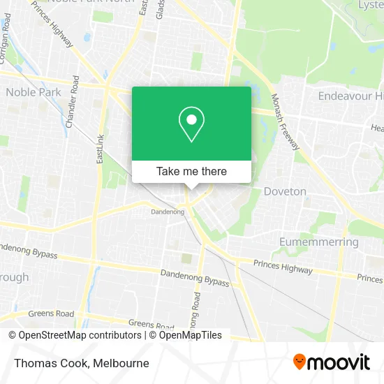 Mapa Thomas Cook