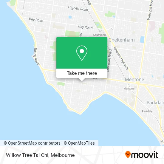 Mapa Willow Tree Tai Chi