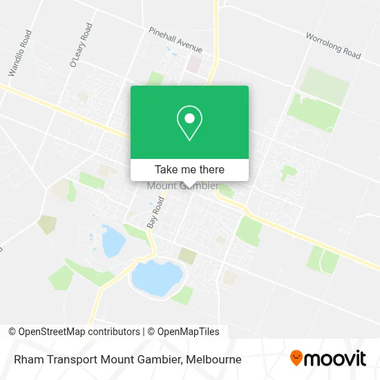 Rham Transport Mount Gambier map
