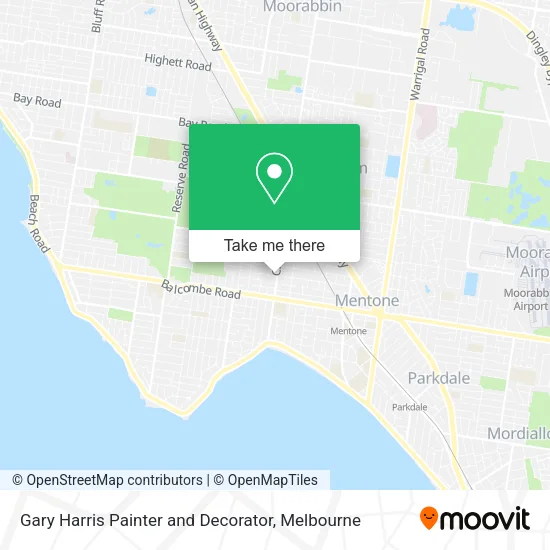Gary Harris Painter and Decorator map