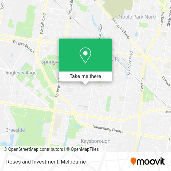 Mapa Roses and Investment