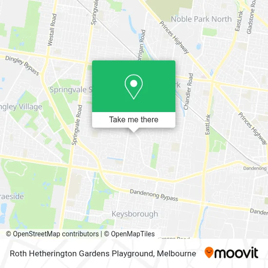 Mapa Roth Hetherington Gardens Playground