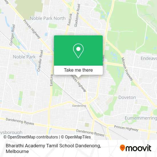 Bharathi Academy Tamil School Dandenong map