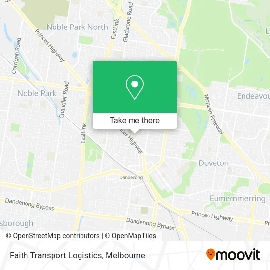 Faith Transport Logistics map