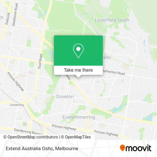 Extend Australia Oshc map