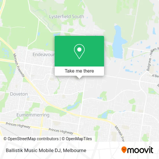 Ballistik Music Mobile DJ map