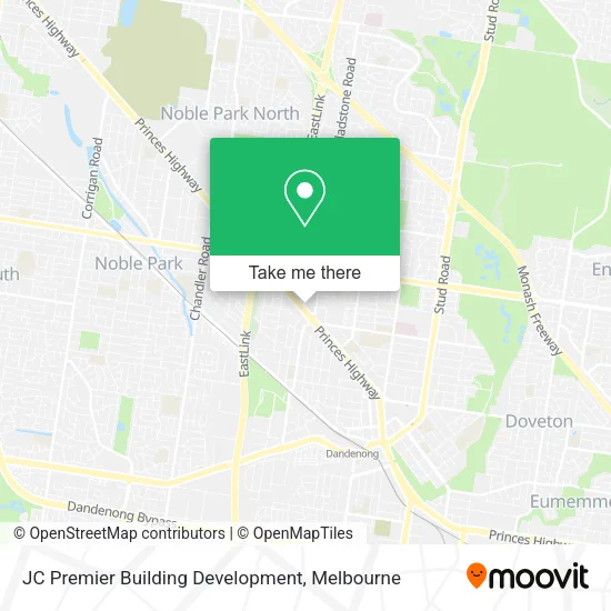 JC Premier Building Development map