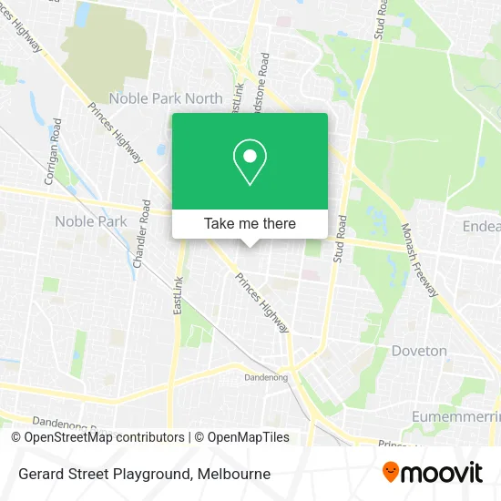 Gerard Street Playground map