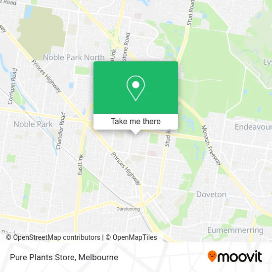 Mapa Pure Plants Store