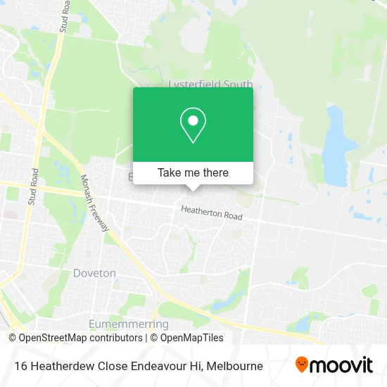 Mapa 16 Heatherdew Close Endeavour Hi