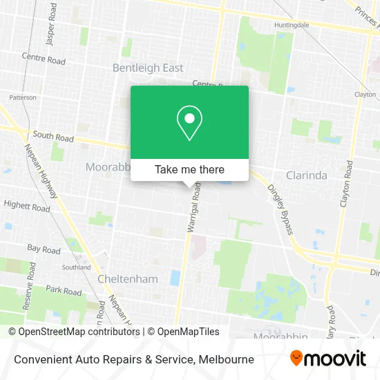 Mapa Convenient Auto Repairs & Service