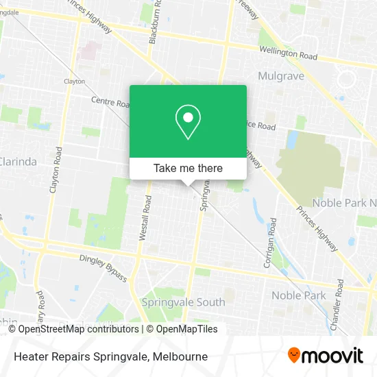 Mapa Heater Repairs Springvale