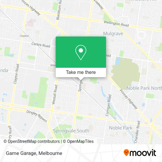 Game Garage map