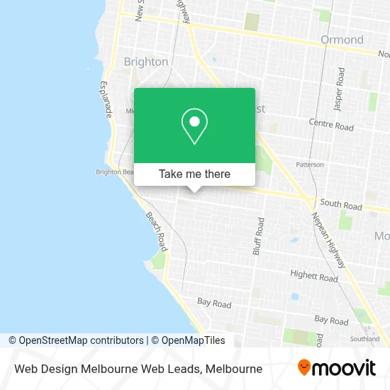 Mapa Web Design Melbourne Web Leads