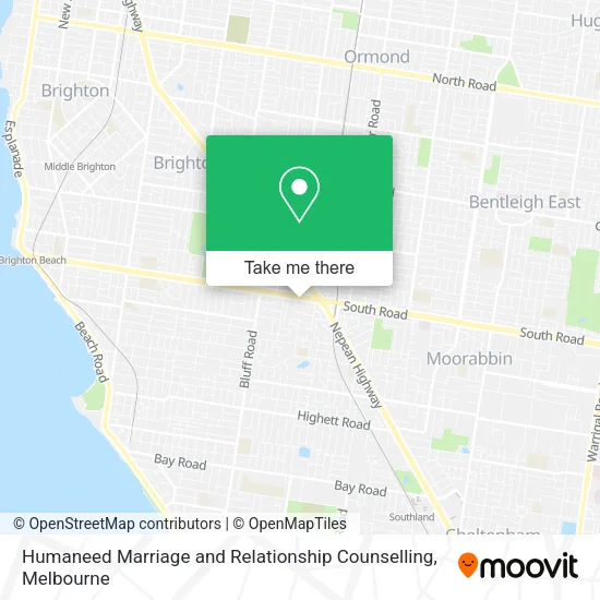 Humaneed Marriage and Relationship Counselling map