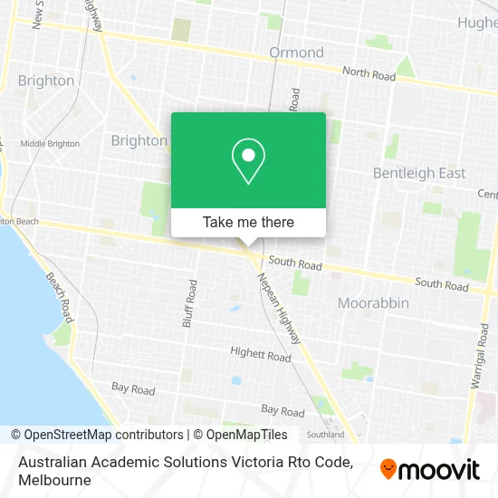 Mapa Australian Academic Solutions Victoria Rto Code