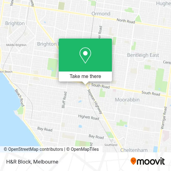 Mapa H&R Block