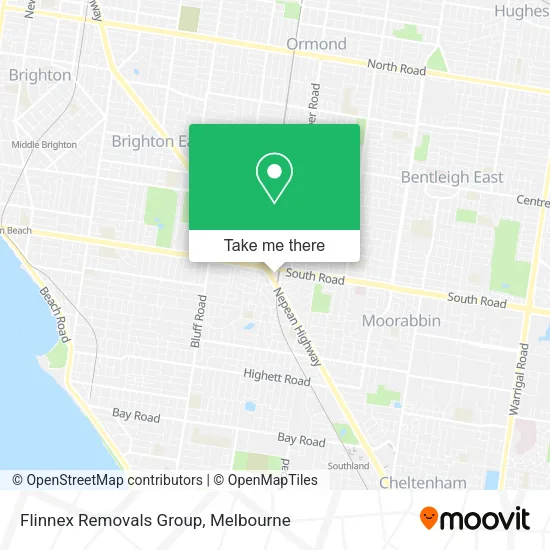 Flinnex Removals Group map