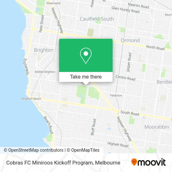 Cobras FC Miniroos Kickoff Program map