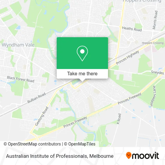 Australian Institute of Professionals map