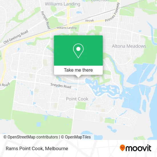 Rams Point Cook map