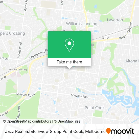 Jazz Real Estate Eview Group Point Cook map